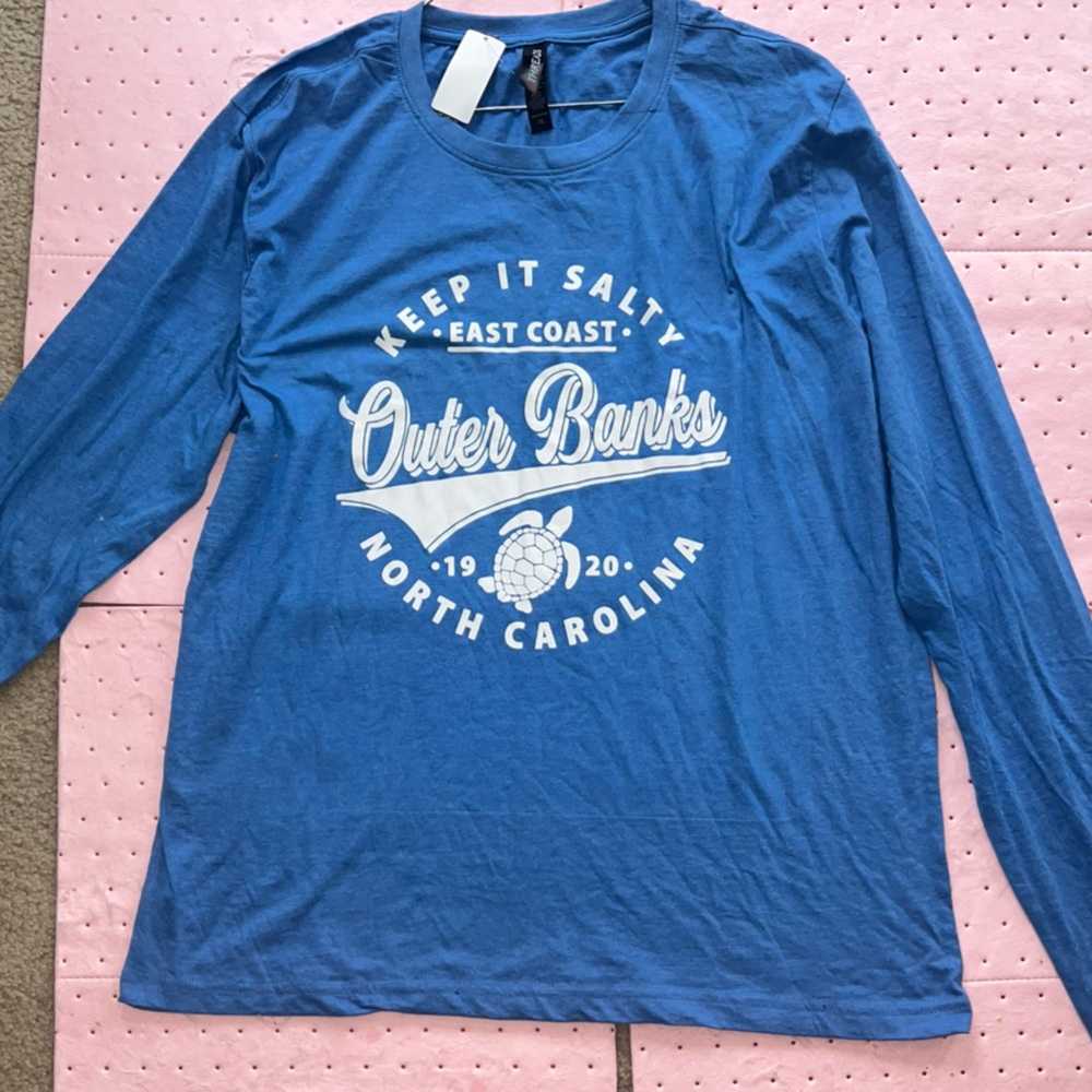 Blue Long Sleeve Tee
